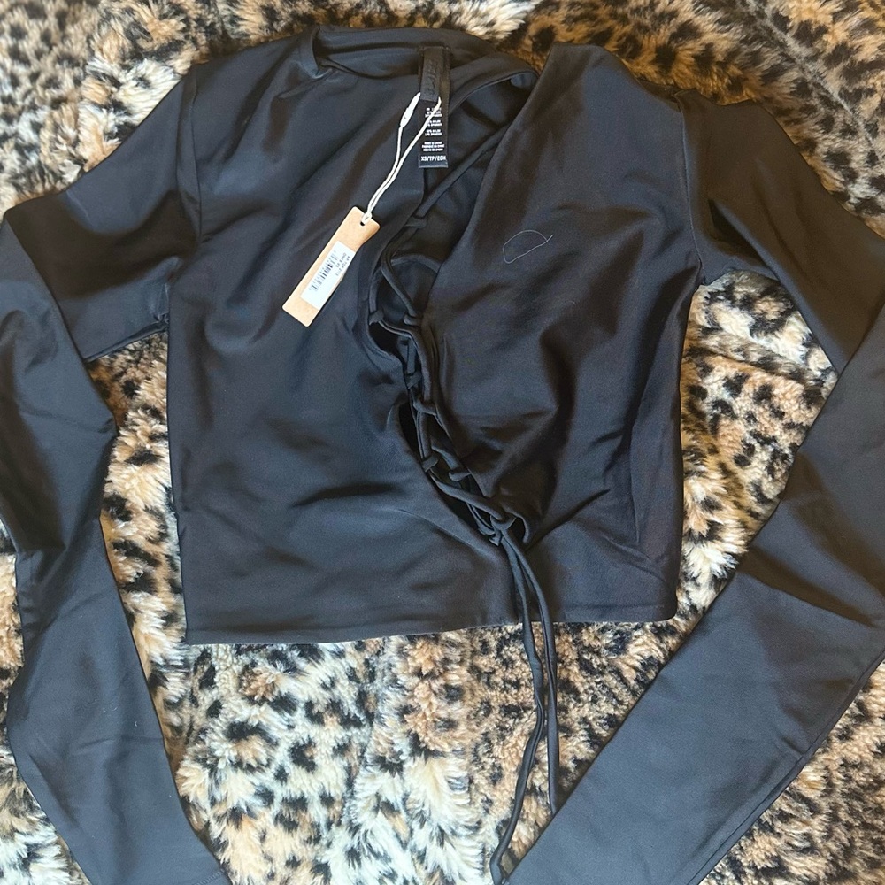 Skims lace-up top - Picture 4 of 4
